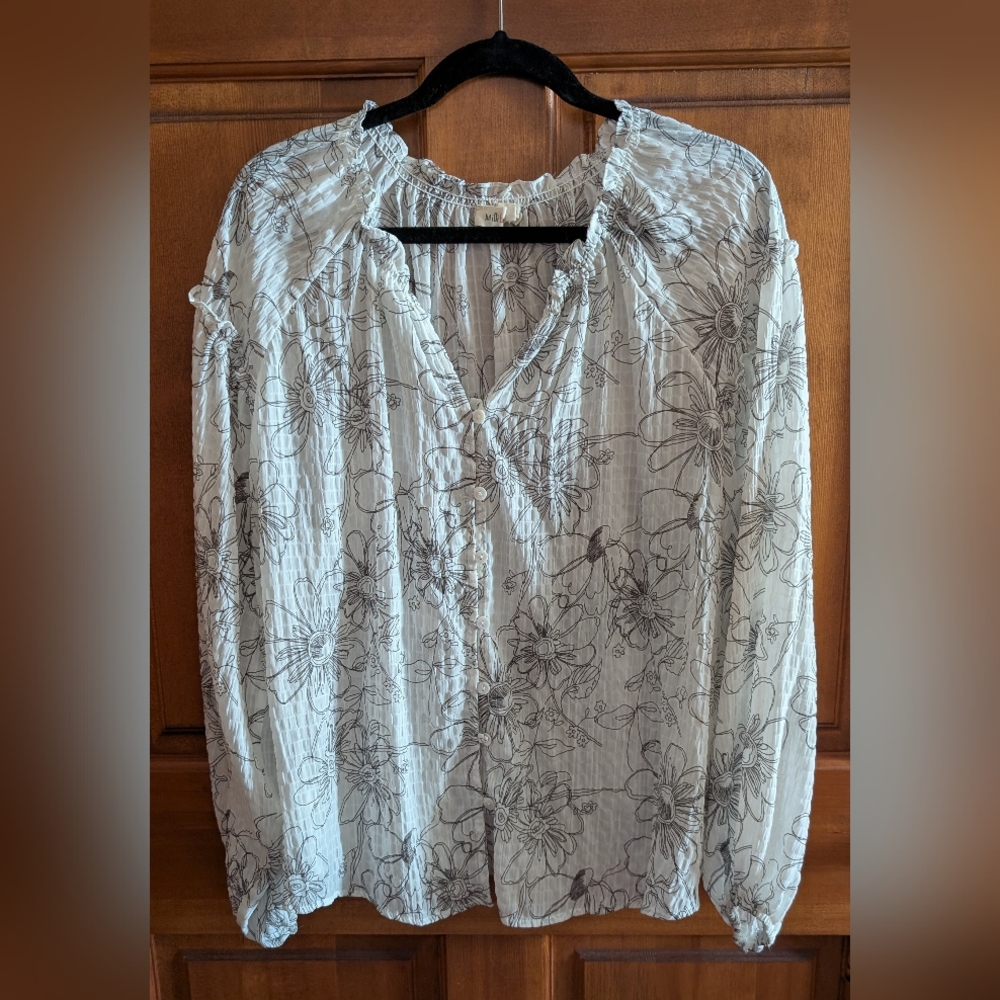 Floral Print Women's Top